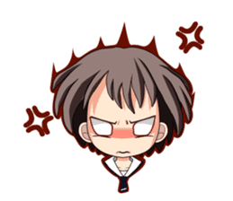 It is common Hiroshima girl sticker #6066710