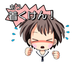 It is common Hiroshima girl sticker #6066712