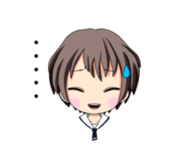 It is common Hiroshima girl sticker #6066715