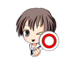 It is common Hiroshima girl sticker #6066718