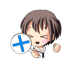 It is common Hiroshima girl sticker #6066719