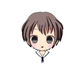 It is common Hiroshima girl sticker #6066725