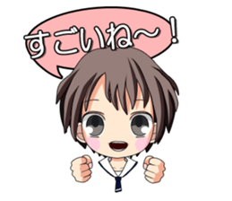 It is common Hiroshima girl sticker #6066727