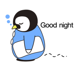 Penguin and pug sticker #6066759