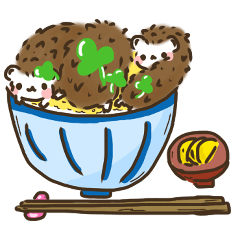 Hedgehog 'Hari-san' in summer