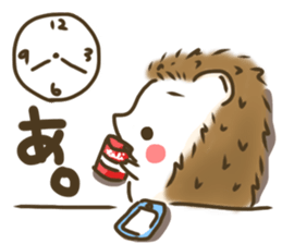 Hedgehog 'Hari-san' in summer sticker #6066907