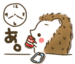 Hedgehog 'Hari-san' in summer sticker #6066907
