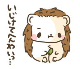 Hedgehog 'Hari-san' in summer sticker #6066911