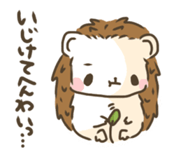 Hedgehog 'Hari-san' in summer sticker #6066911