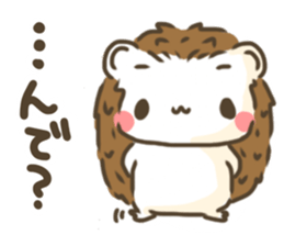Hedgehog 'Hari-san' in summer sticker #6066923