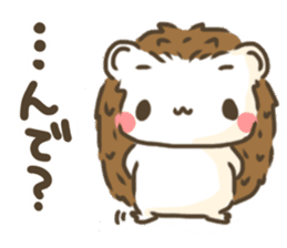 Hedgehog 'Hari-san' in summer sticker #6066923