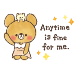 charming bear's sticker sticker #6067070