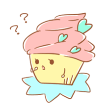 cup cake-san. sticker #6067260