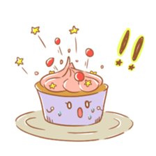 cup cake-san. sticker #6067261