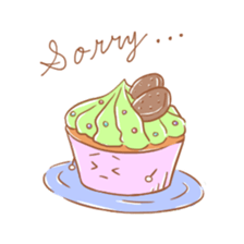 cup cake-san. sticker #6067263