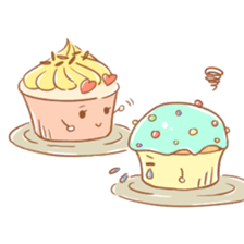 cup cake-san. sticker #6067264