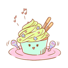 cup cake-san. sticker #6067267