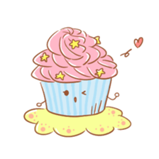 cup cake-san. sticker #6067269