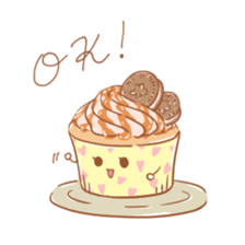 cup cake-san. sticker #6067274