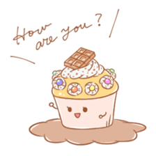 cup cake-san. sticker #6067276