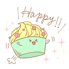 cup cake-san. sticker #6067277