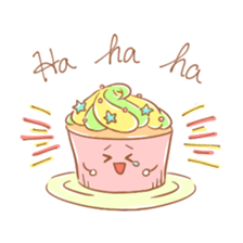 cup cake-san. sticker #6067278