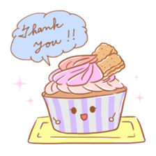 cup cake-san. sticker #6067279
