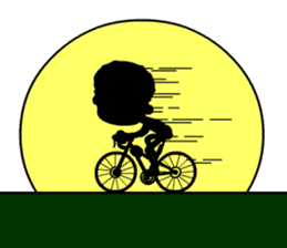 Happy Weekend Bike sticker #6067566