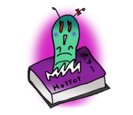 She is a book worm sticker #6067942