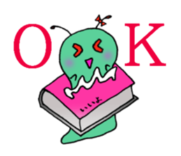 She is a book worm sticker #6067954