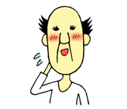 The freedom old man, sometimes Aunty. sticker #6068345