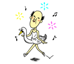 The freedom old man, sometimes Aunty. sticker #6068366