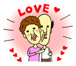 The freedom old man, sometimes Aunty. sticker #6068371