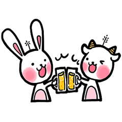 Hua rabbit & Mi sheep