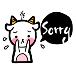 Hua rabbit & Mi sheep sticker #6068659