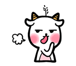 Hua rabbit & Mi sheep sticker #6068675