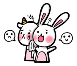Hua rabbit & Mi sheep sticker #6068688