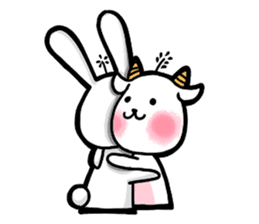 Hua rabbit & Mi sheep sticker #6068689