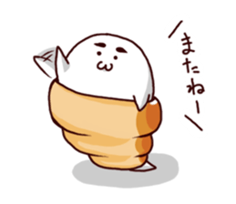 AZA-CORNET(seal x chcolate cornet) sticker #6069232