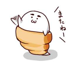 AZA-CORNET(seal x chcolate cornet) sticker #6069232