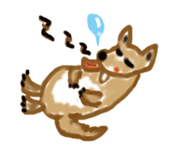 Ookyami's fun every day. sticker #6069336