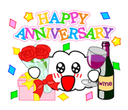 Japanese event sticker of the kumomo. sticker #6069777