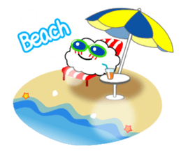 Japanese event sticker of the kumomo. sticker #6069804