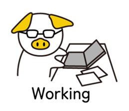 Oink Oink  (English) sticker #6070199