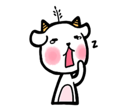 Hua rabbit & Mi sheep (part 2) sticker #6070337