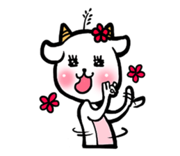 Hua rabbit & Mi sheep (part 2) sticker #6070351