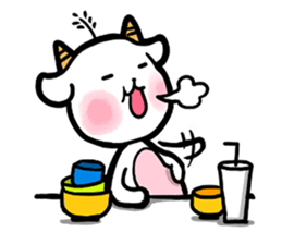 Hua rabbit & Mi sheep (part 2) sticker #6070361