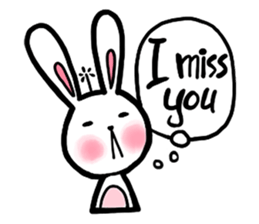 Hua rabbit & Mi sheep (part 2) sticker #6070365