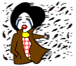 lovely heart hair Girl sticker #6070515