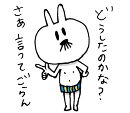 Beard rabbit dog no.1 sticker #6070576